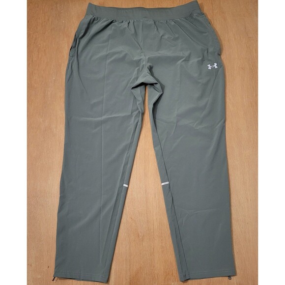 Under Armour UA Storm Run Green Track Pants Size 2XL Men's Flaw - Picture 2 of 16